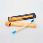 Escova de Dente Biodegradável Veitsmile Tube Azul - Case de Bambu