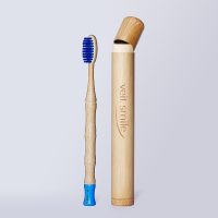Escova de Dente de Bambu Tube Azul Veitsmile