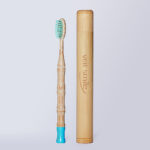 Escova de Dente Biodegradável Veitsmile Tube Azul Tiffany - Case de Bambu