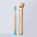 Escova de Dente Biodegradável Veitsmile Tube Azul Tiffany - Case de Bambu