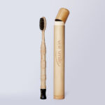 Escova de Dente Biodegradável Veitsmile Tube Preta - Case de Bambu