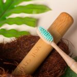 Escova de Dente Biodegradável Veitsmile Tube Azul Tiffany - Case de Bambu